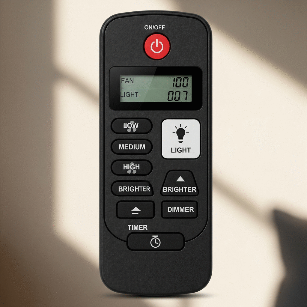 Remote Control fan & light generated image 1 (2)