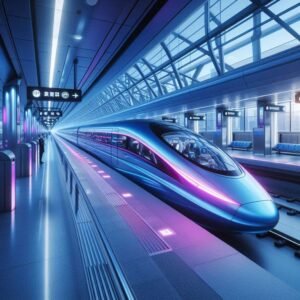 Applications hyper sonic train and luxury station